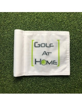 Fanion uni de Putting Green logoté Golf at Home - Entrainement Putting Green
