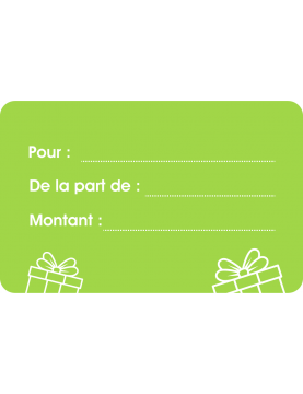 Cartes cadeaux