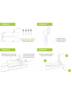 Swing Plane ajustable - outils pédagogiques de golf
