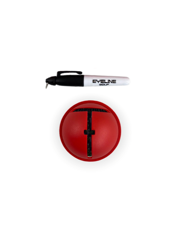 Impact Ball Liner - Entrainement golf maison - Marquage balle de golf